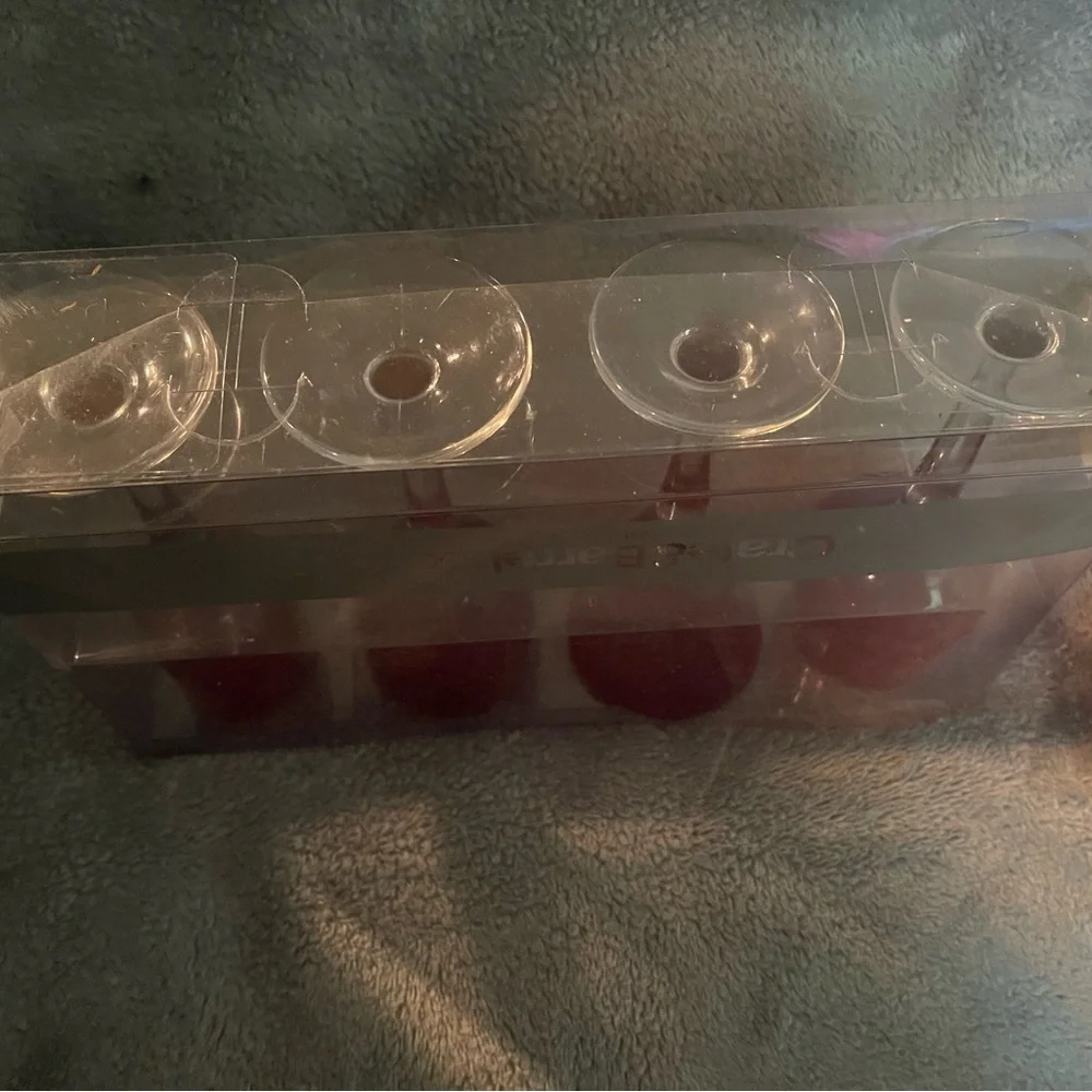 Crate & Barrel Red Cordial Glasses Set